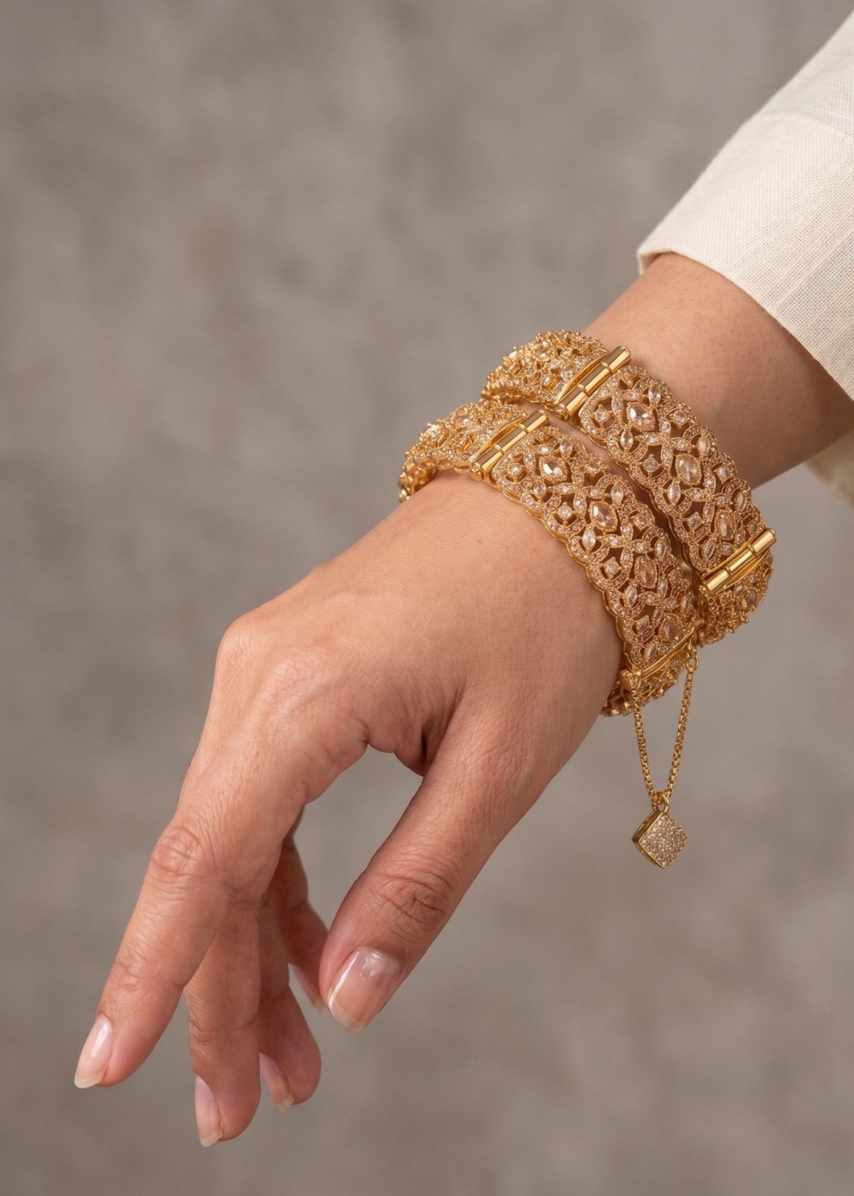 Shop the Jasmin Antique Kara Set from Zarosh Jewel