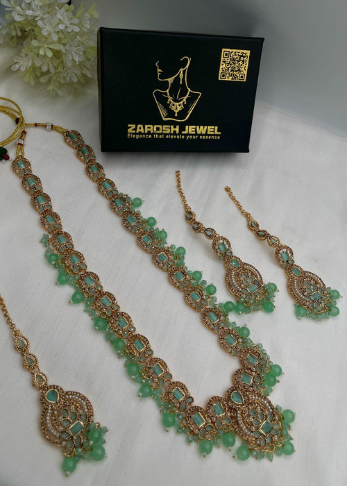 Shop the Jawaria Long Mala Set from Zarosh Jewel