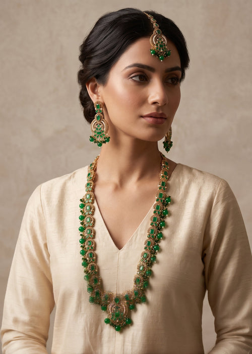 Shop the Jawaria Long Mala Set from Zarosh Jewel