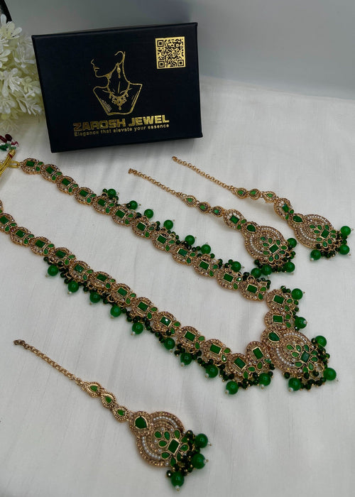 Shop the Jawaria Long Mala Set from Zarosh Jewel