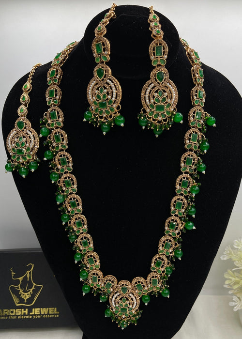 Shop the Jawaria Long Mala Set from Zarosh Jewel