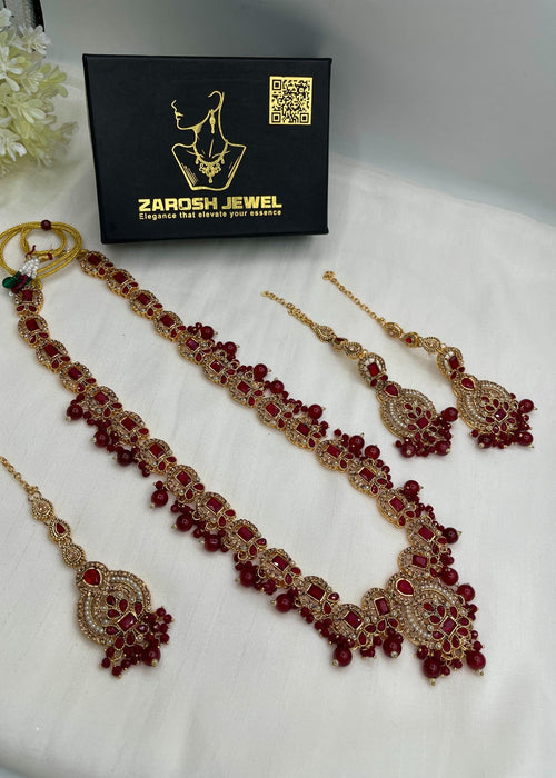 Shop the Jawaria Long Mala Set from Zarosh Jewel