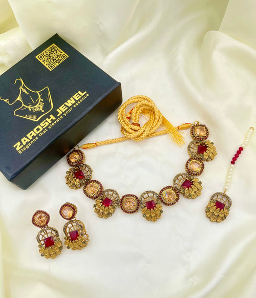 Shop the Jawayriya Heritage Necklace from Zarosh Jewel