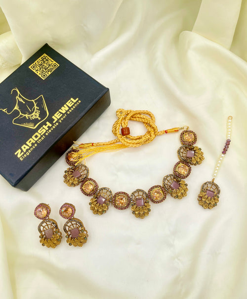 Shop the Jawayriya Heritage Necklace from Zarosh Jewel