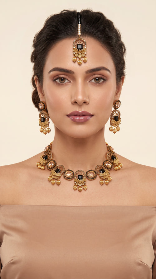 Shop the Jawayriya Heritage Necklace from Zarosh Jewel