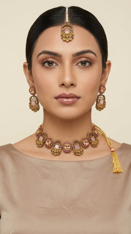 Shop the Jawayriya Heritage Necklace from Zarosh Jewel
