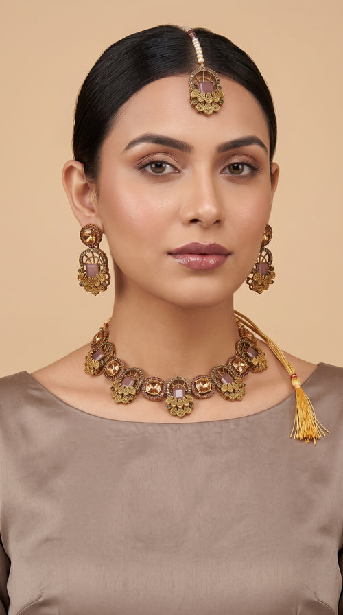 Shop the Jawayriya Heritage Necklace from Zarosh Jewel