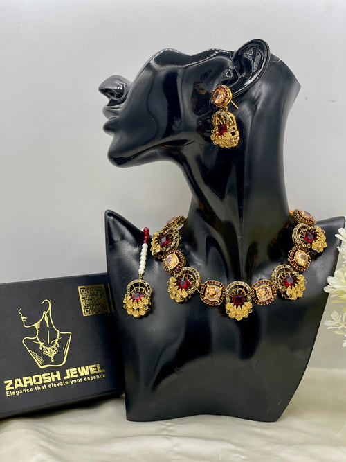 Shop the Jawayriya Heritage Necklace from Zarosh Jewel