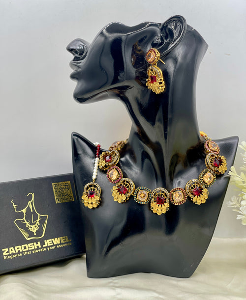 Shop the Jawayriya Heritage Necklace from Zarosh Jewel