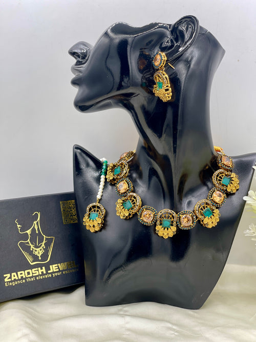 Shop the Jawayriya Heritage Necklace from Zarosh Jewel