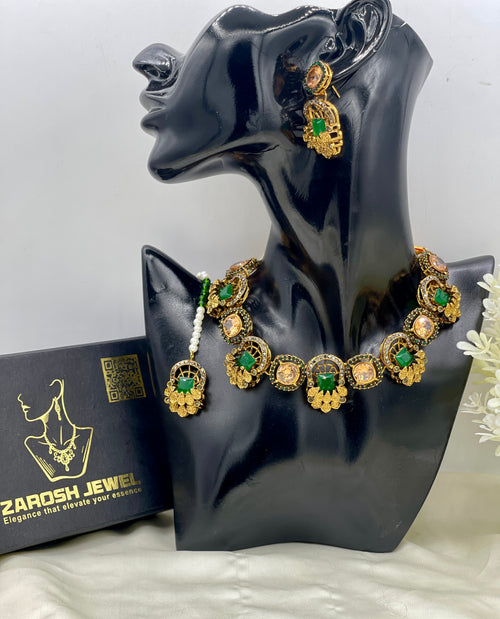 Shop the Jawayriya Heritage Necklace from Zarosh Jewel