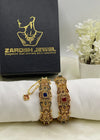 Jaza Adjustable Bangle by Zarosh Jewel