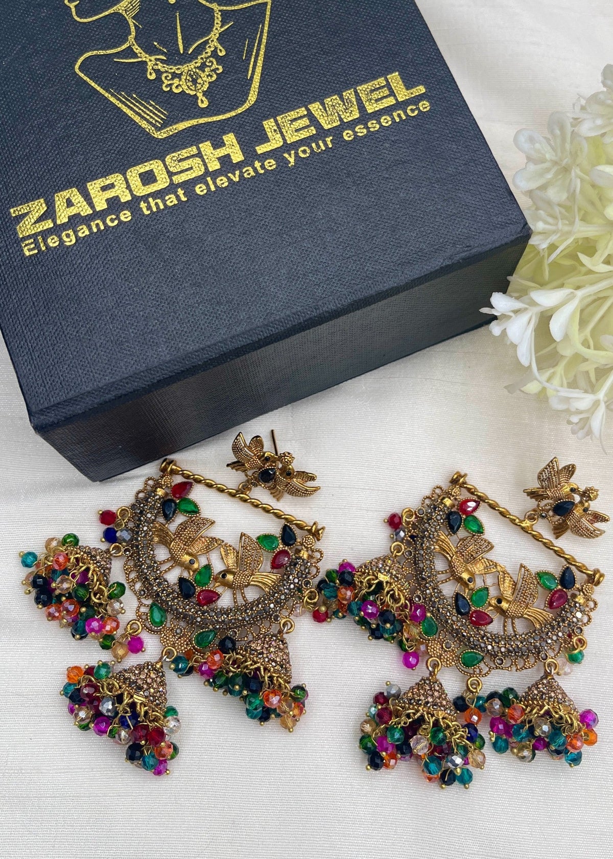 Shop the Jhumka Bridal Earrings from Zarosh Jewel