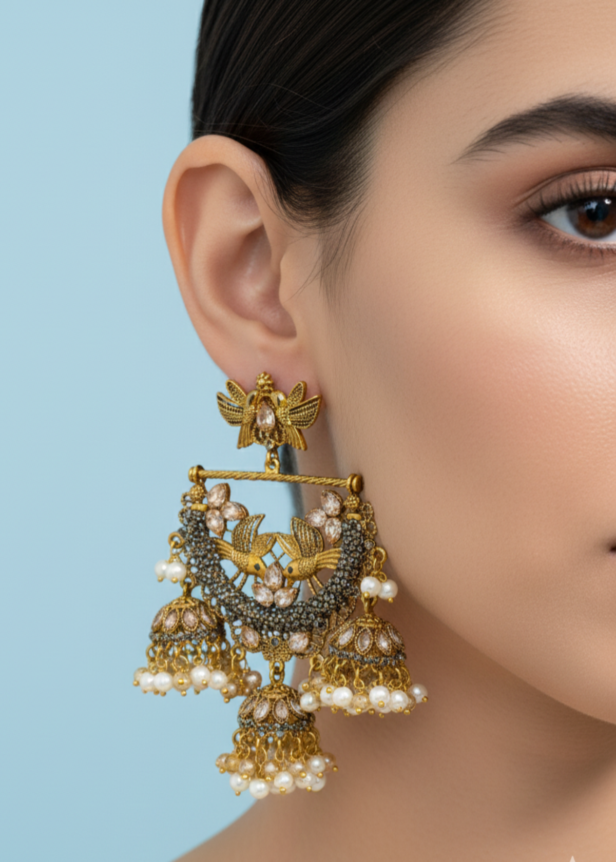 Shop the Jhumka Bridal Earrings from Zarosh Jewel
