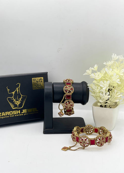 Shop the Jiya Openable Bangle Set from Zarosh Jewel