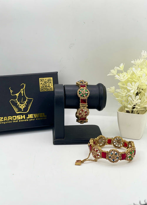 Shop the Jiya Openable Bangle Set from Zarosh Jewel