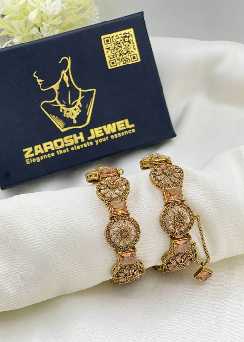 Shop the Jiya Openable Bangle Set from Zarosh Jewel