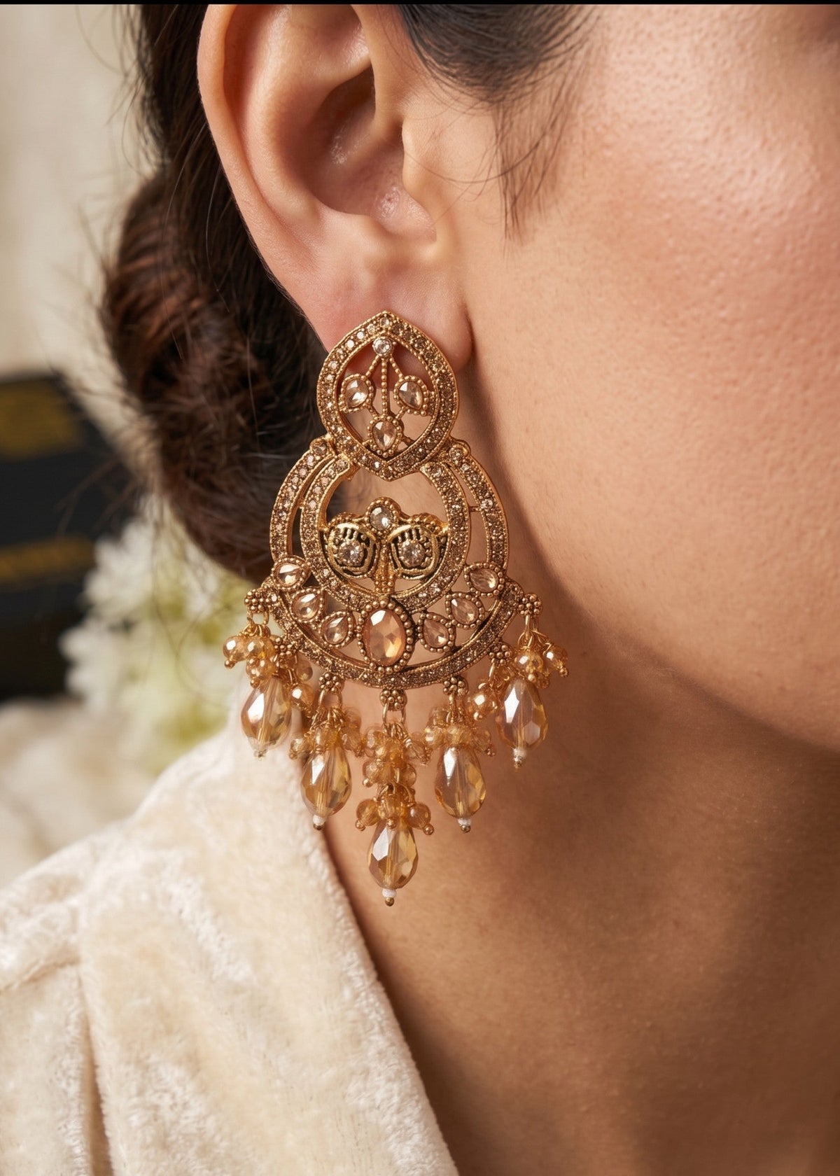 Shop the Jowhara Elegent Earring from Zarosh Jewel