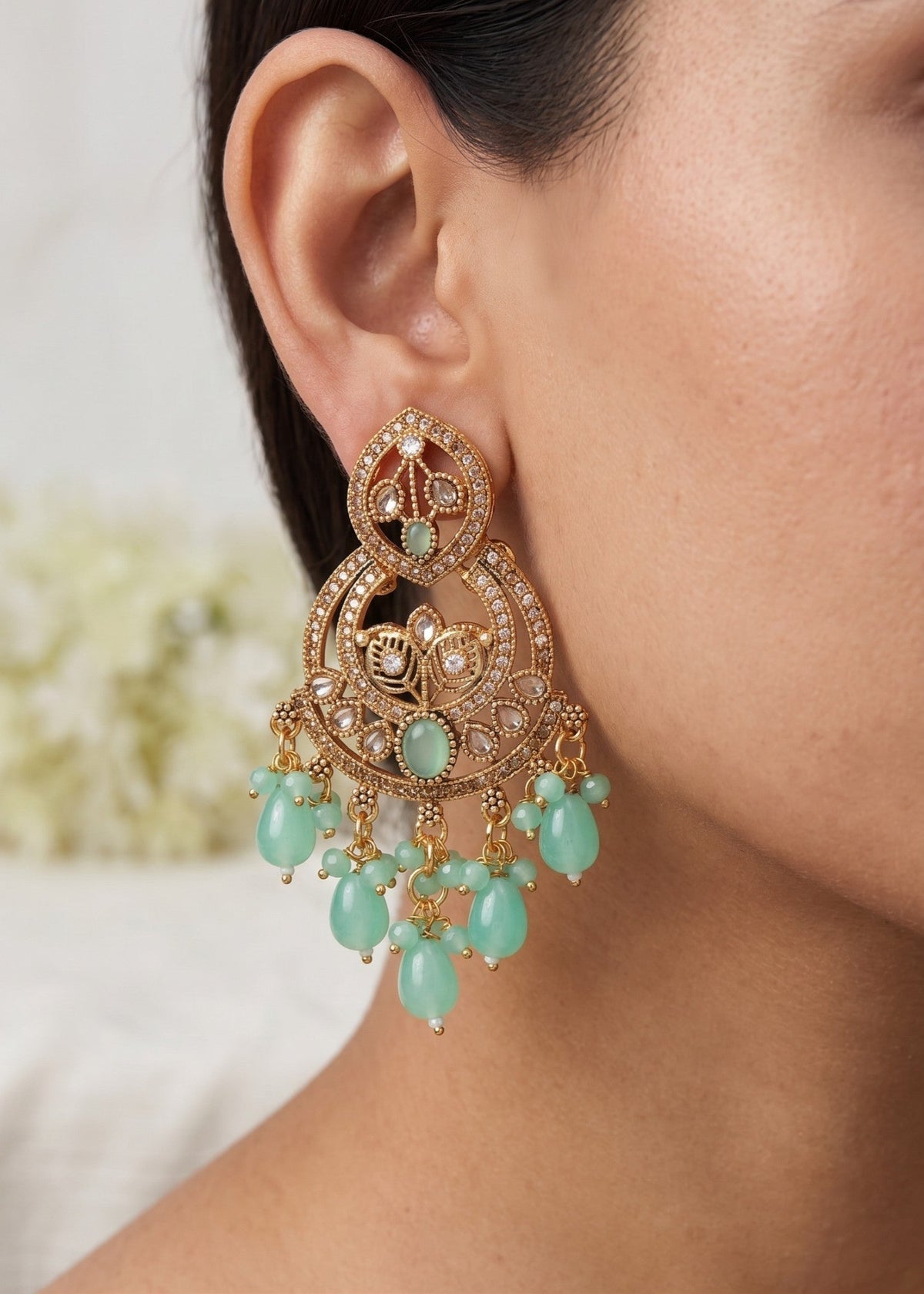 Shop the Jowhara Elegent Earring from Zarosh Jewel