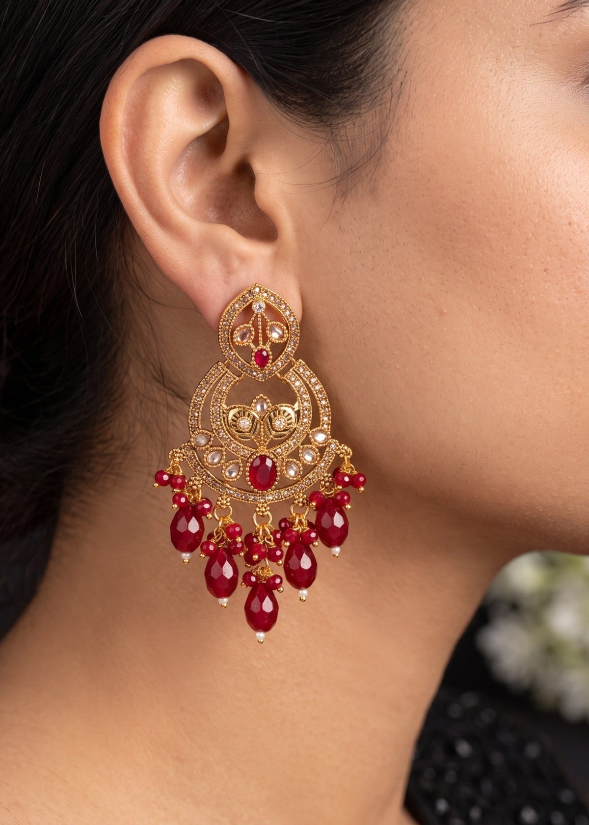 Jowhara Elegent Earring by Zarosh Jewel
