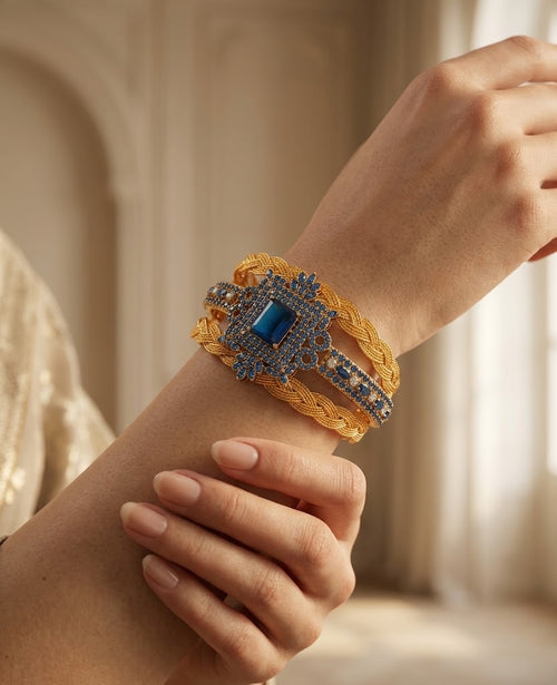 Shop the Juwayriyah Adjustable Bangles from Zarosh Jewel