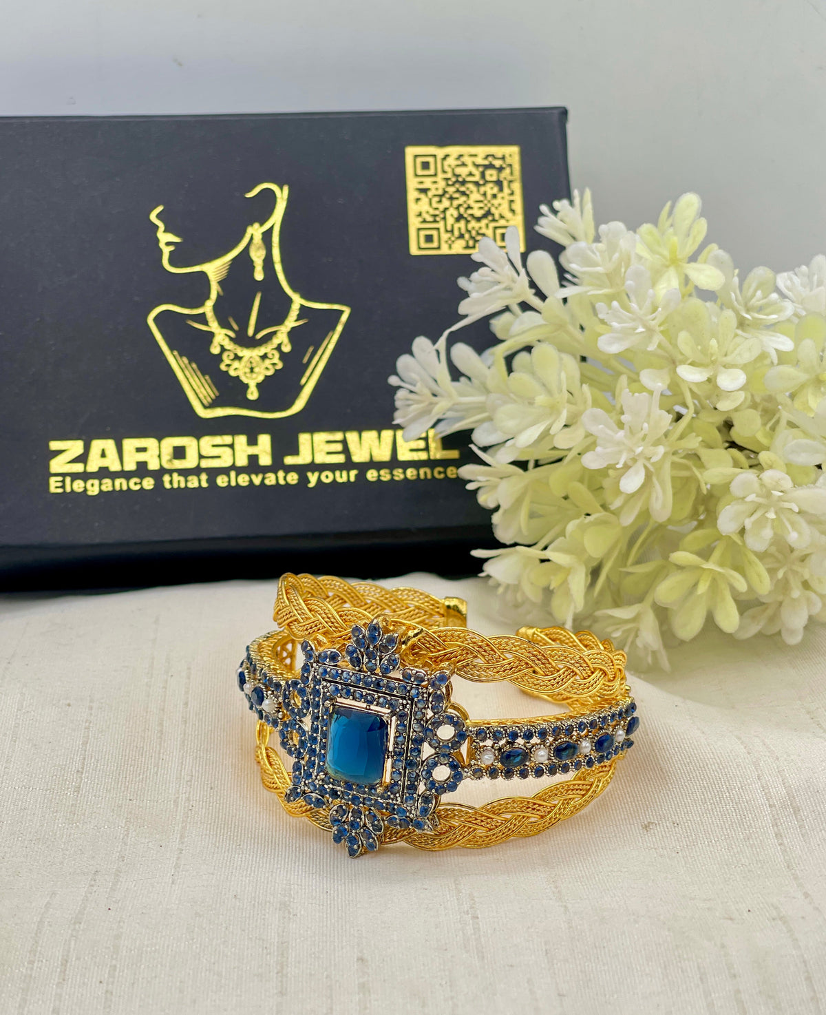 Shop the Juwayriyah Adjustable Bangles from Zarosh Jewel