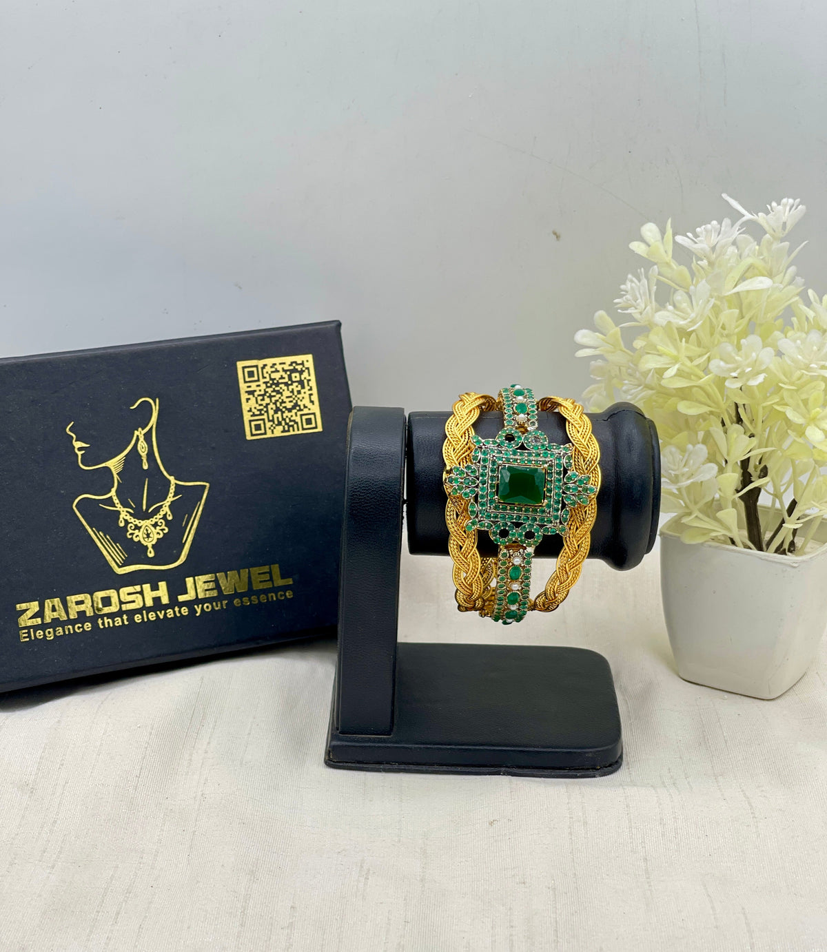 Shop the Juwayriyah Adjustable Bangles from Zarosh Jewel