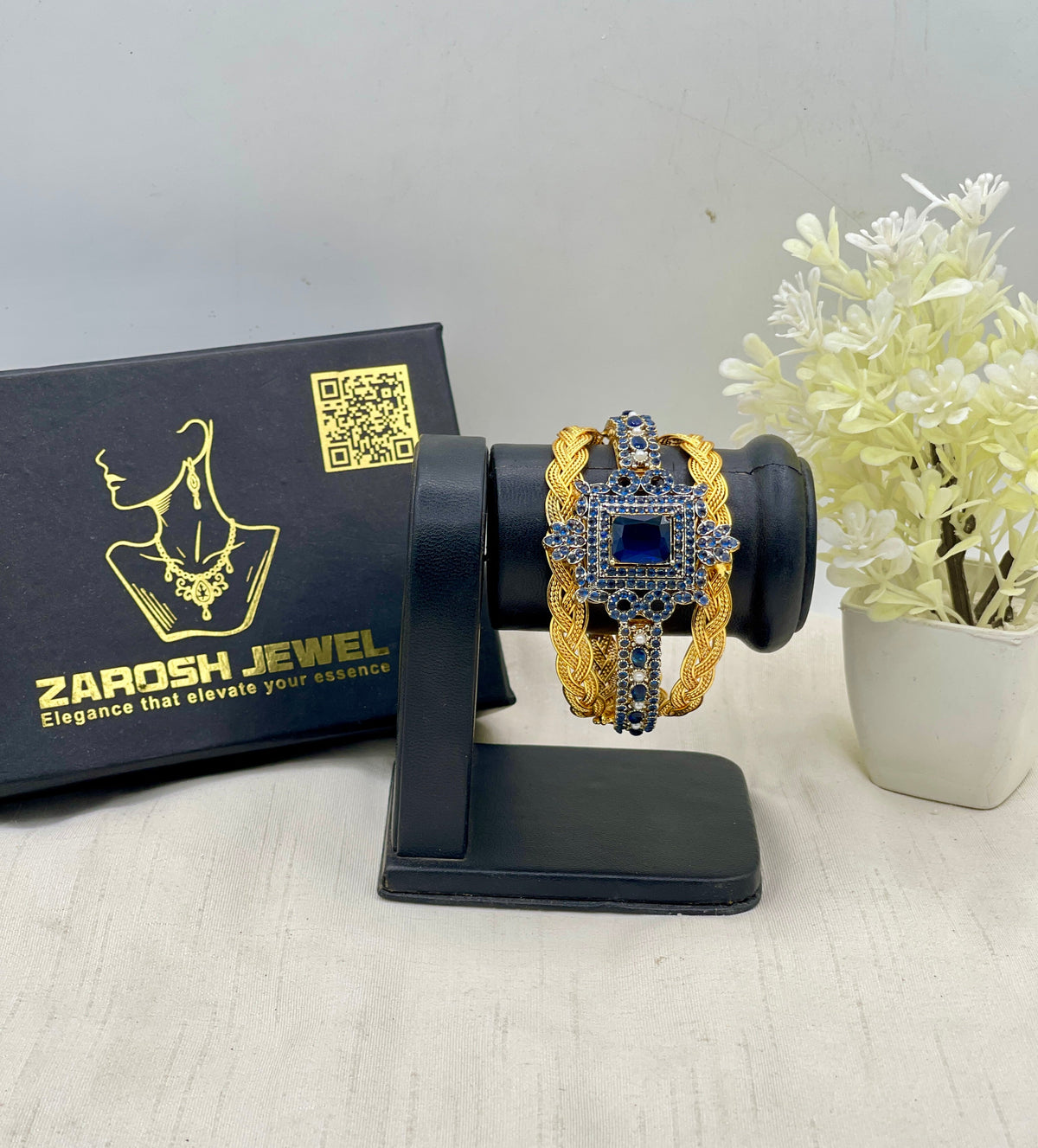 Shop the Juwayriyah Adjustable Bangles from Zarosh Jewel