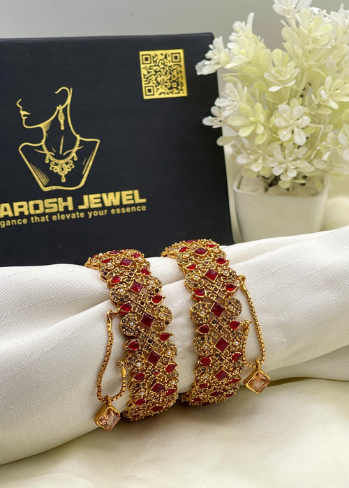 Shop the Karima Gold Karas from Zarosh Jewel