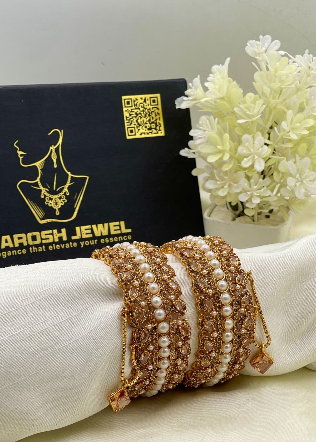 Shop the Khawla Antique Karas from Zarosh Jewel