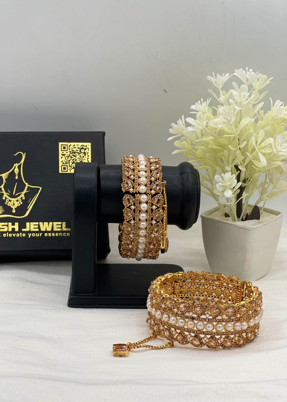 Shop the Khawla Antique Karas from Zarosh Jewel