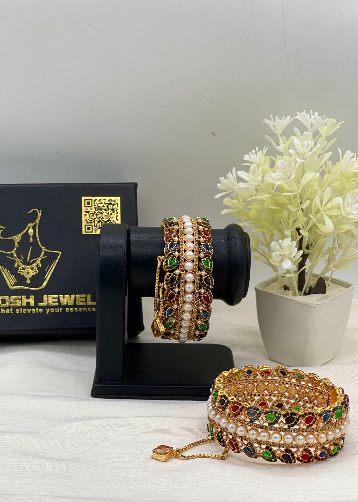 Shop the Khawla Antique Karas from Zarosh Jewel