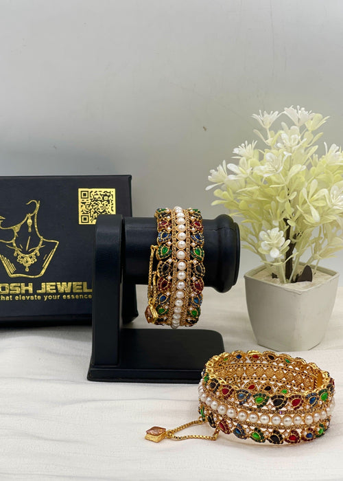 Shop the Khawla Antique Karas from Zarosh Jewel
