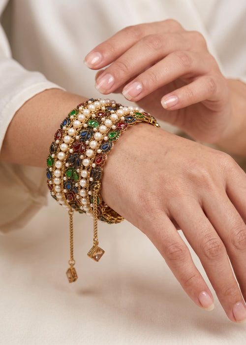 Shop the Khawla Antique Karas from Zarosh Jewel