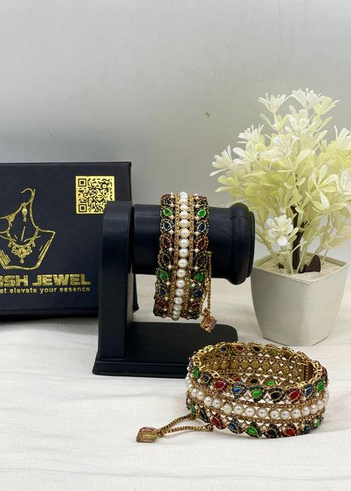 Shop the Khawla Antique Karas from Zarosh Jewel