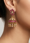 Kiran Jhumkas by Zarosh Jewel
