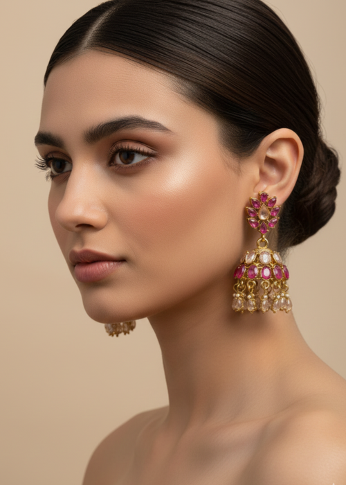 Shop the Kiran Jhumkas from Zarosh Jewel