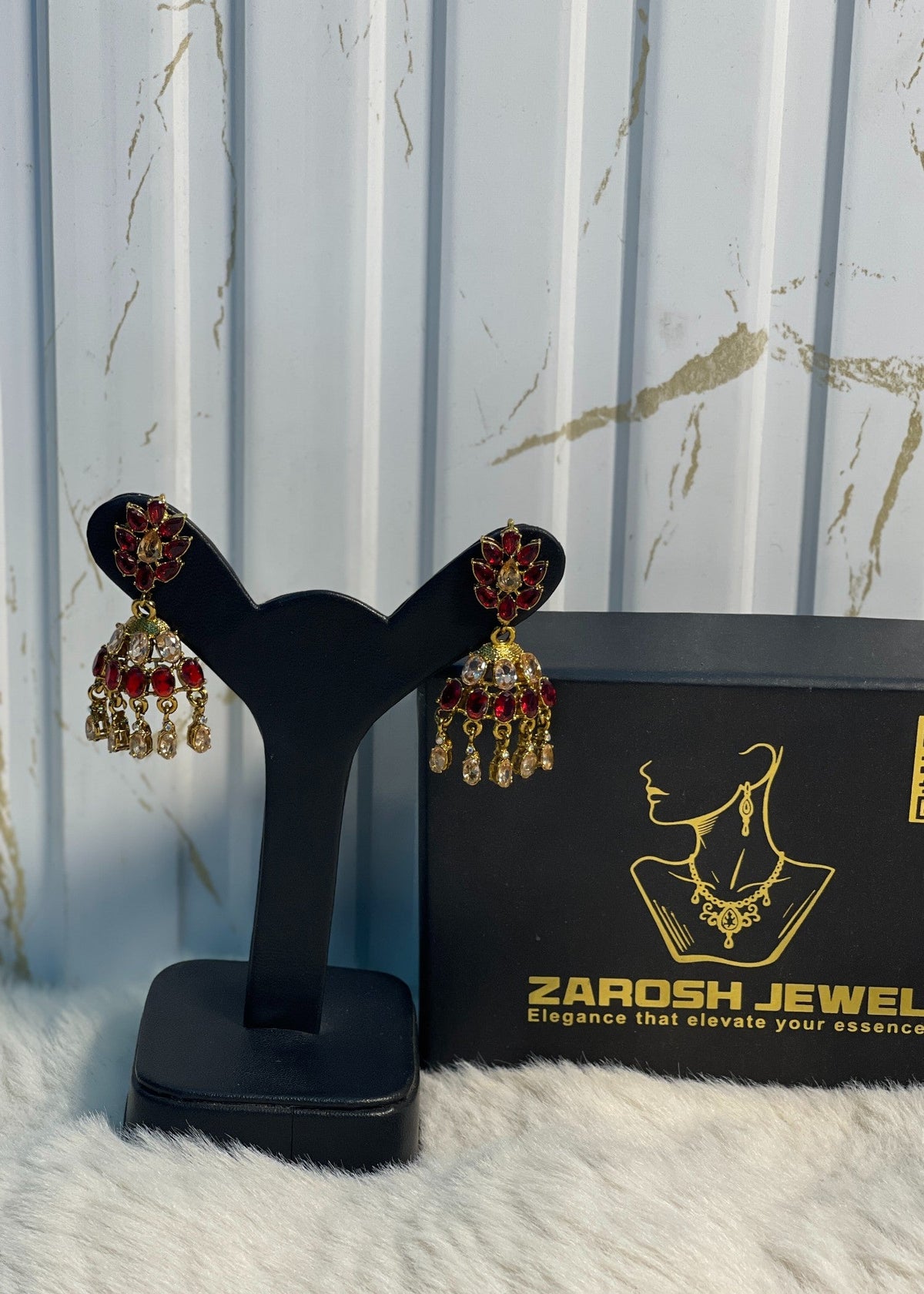 Shop the Kiran Jhumkas from Zarosh Jewel