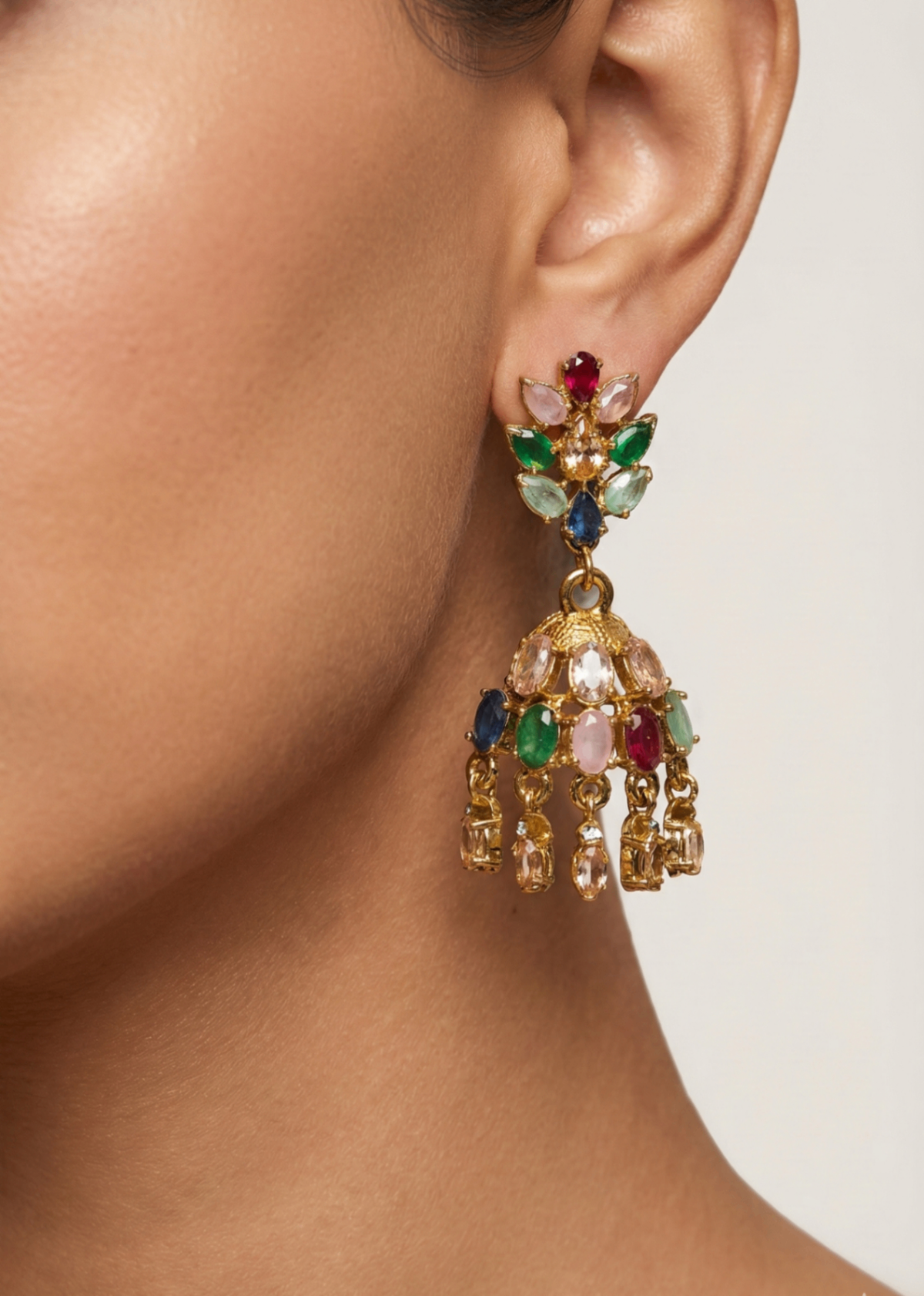 Shop the Kiran Jhumkas from Zarosh Jewel