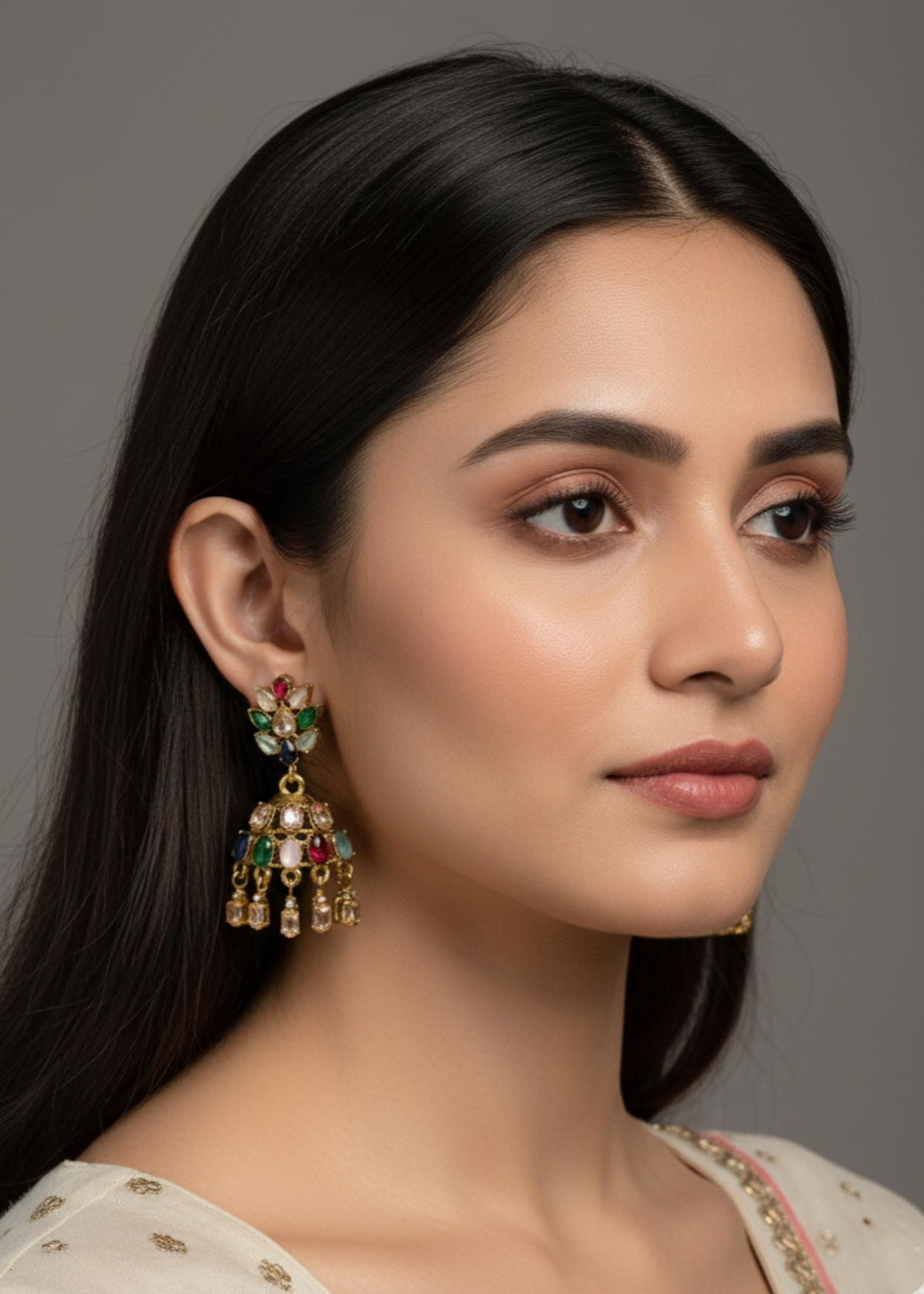 Shop the Kiran Jhumkas from Zarosh Jewel