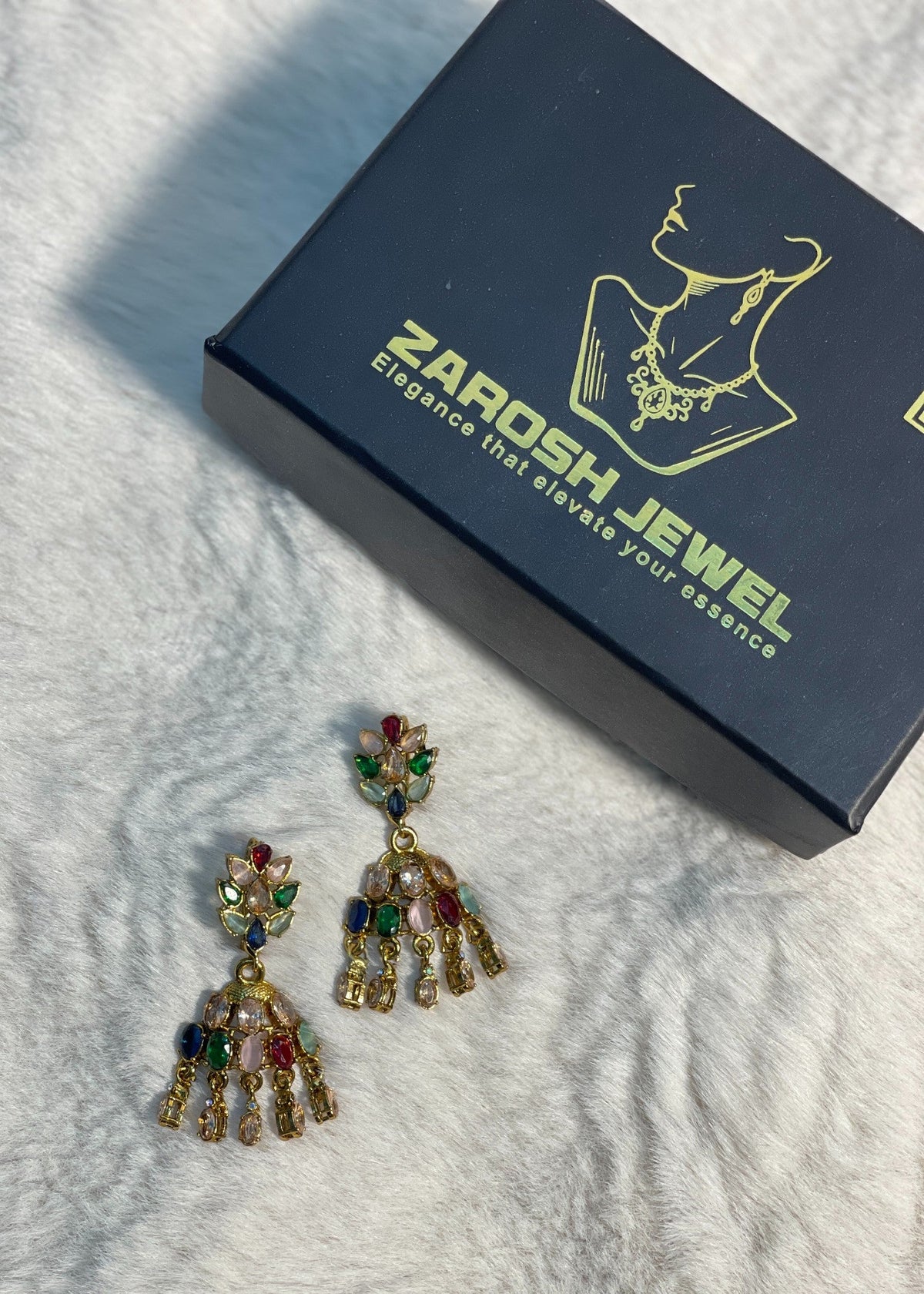 Shop the Kiran Jhumkas from Zarosh Jewel