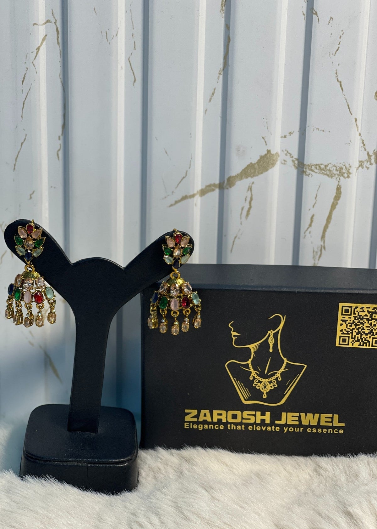 Shop the Kiran Jhumkas from Zarosh Jewel