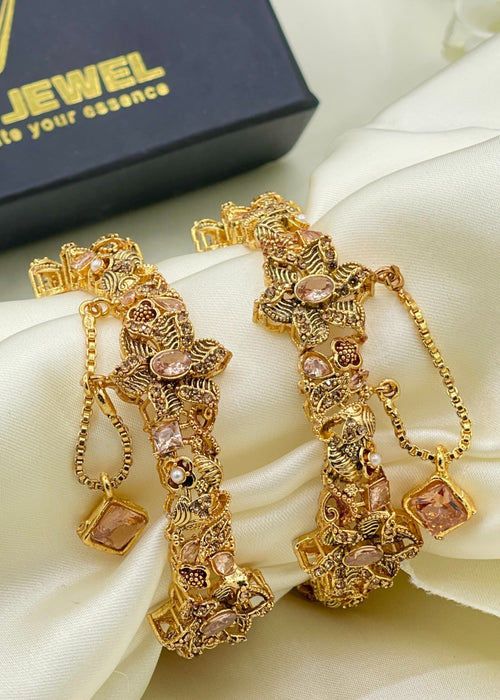 Shop the Kissa Openable Bangle Set from Zarosh Jewel