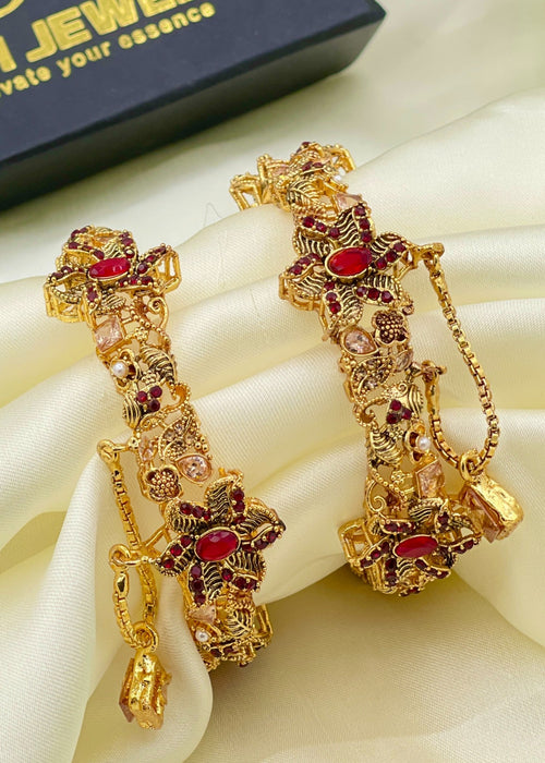 Shop the Kissa Openable Bangle Set from Zarosh Jewel