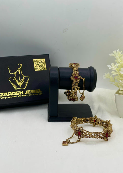Shop the Kissa Openable Bangle Set from Zarosh Jewel
