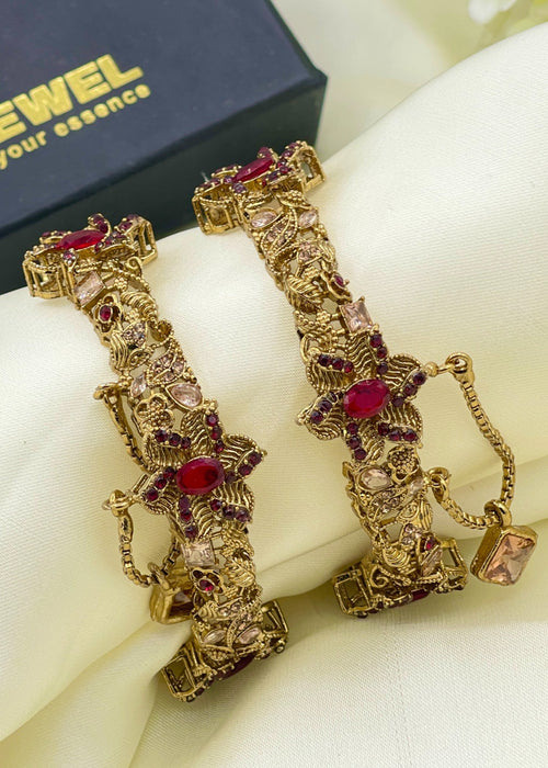 Shop the Kissa Openable Bangle Set from Zarosh Jewel