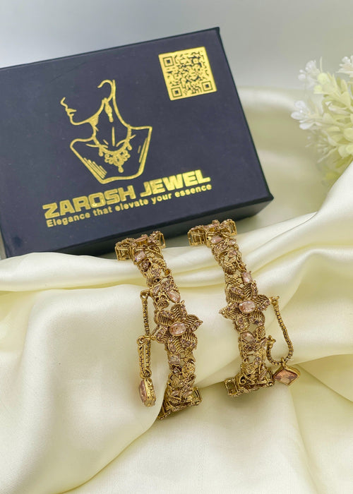 Shop the Kissa Openable Bangle Set from Zarosh Jewel