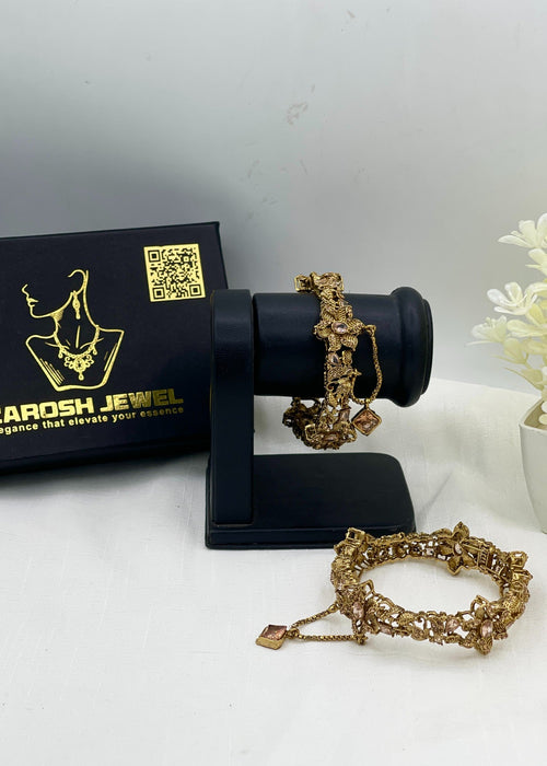 Shop the Kissa Openable Bangle Set from Zarosh Jewel