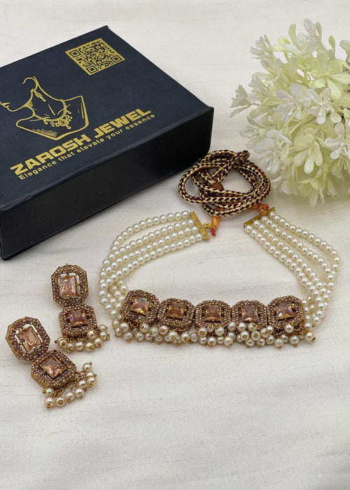 Shop the Kulsoom Heritage Choker Set from Zarosh Jewel