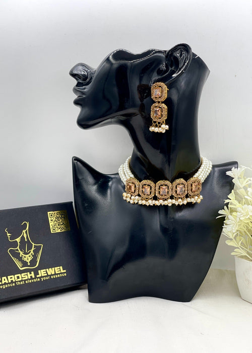Shop the Kulsoom Heritage Choker Set from Zarosh Jewel